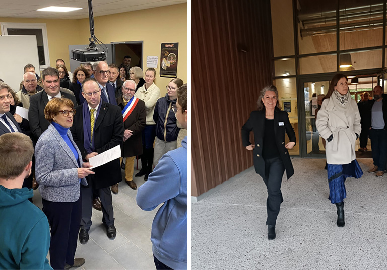 Deux visites ministérielles au lycée agricole Don Bosco de Giel (Orne) et à l’IME Don Bosco de Gradignan (Gironde)